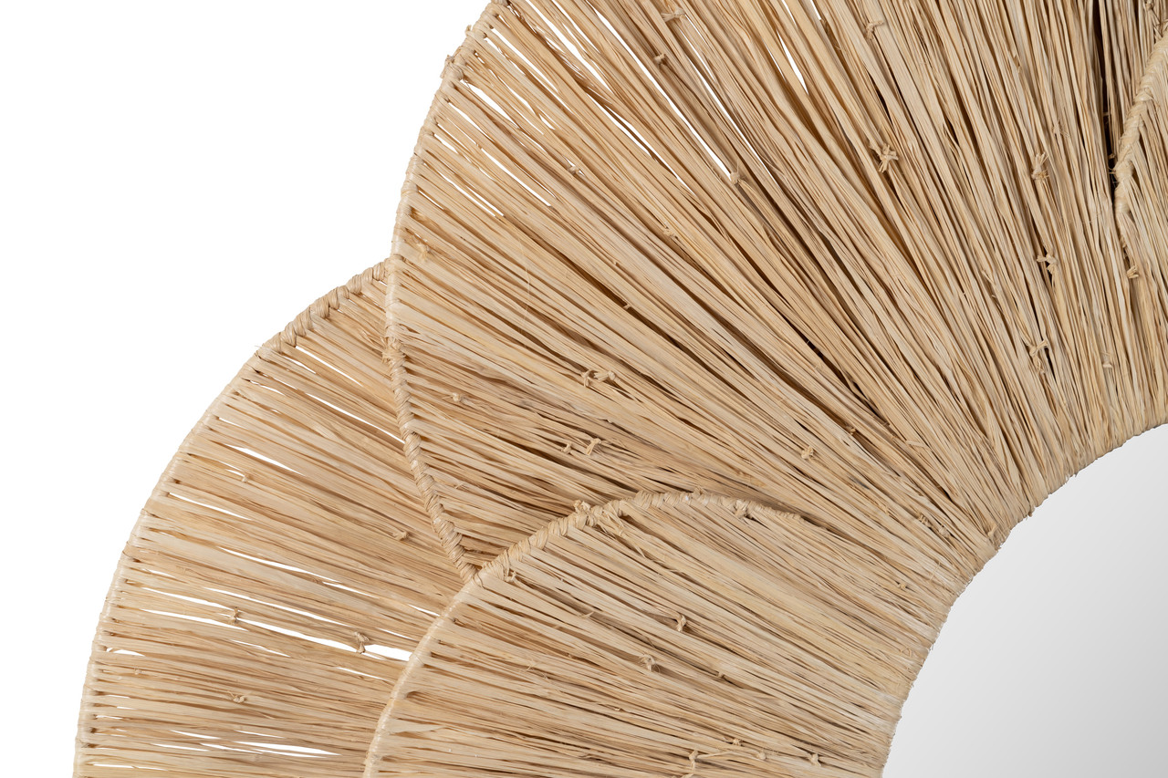 Blossom Rattan Wall Mirror