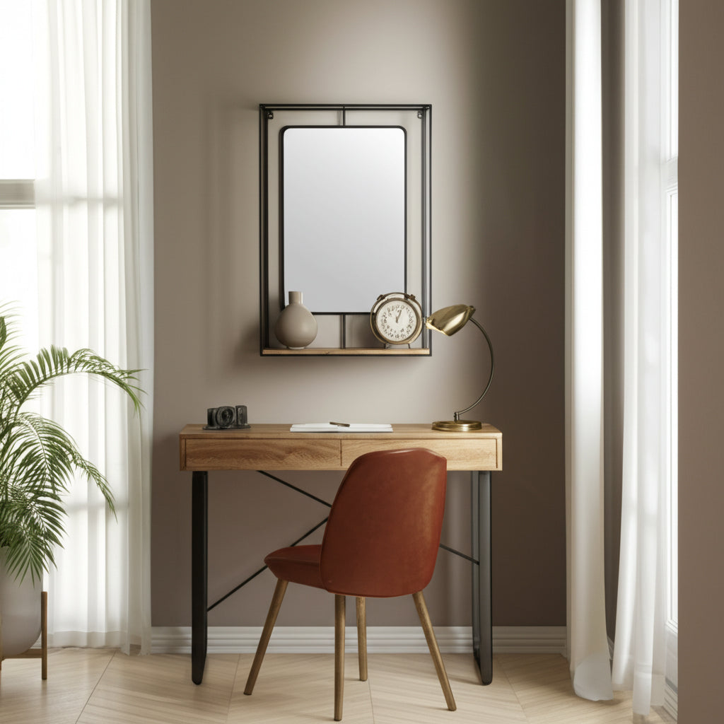 5 Best Mirrors with Shelves for a Stylish & Functional Home Office