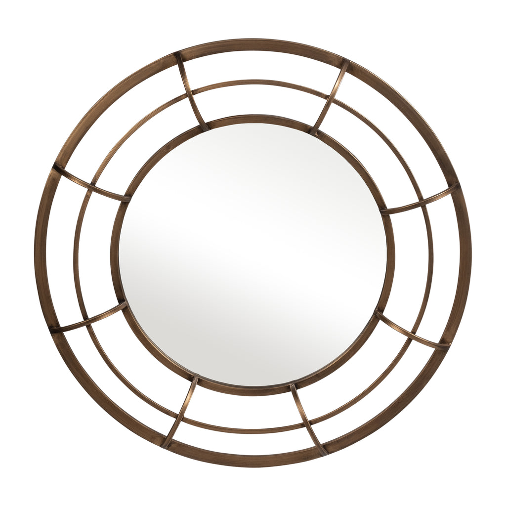 Round Gold Metal Frame