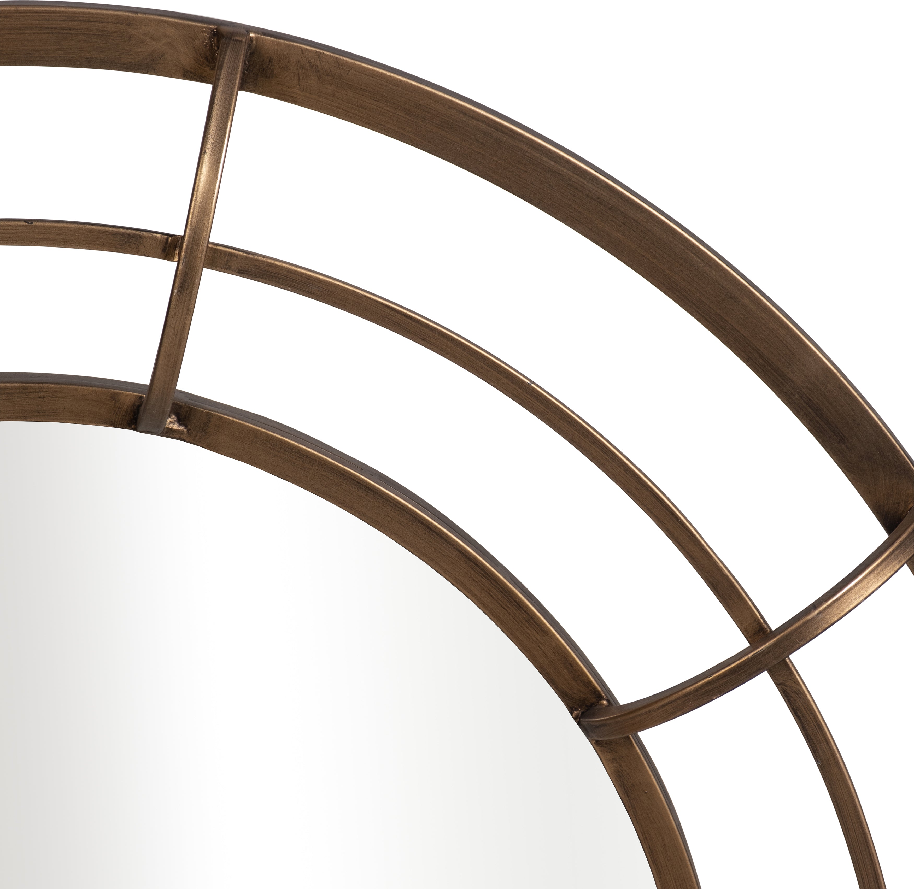 Round Gold Metal Frame