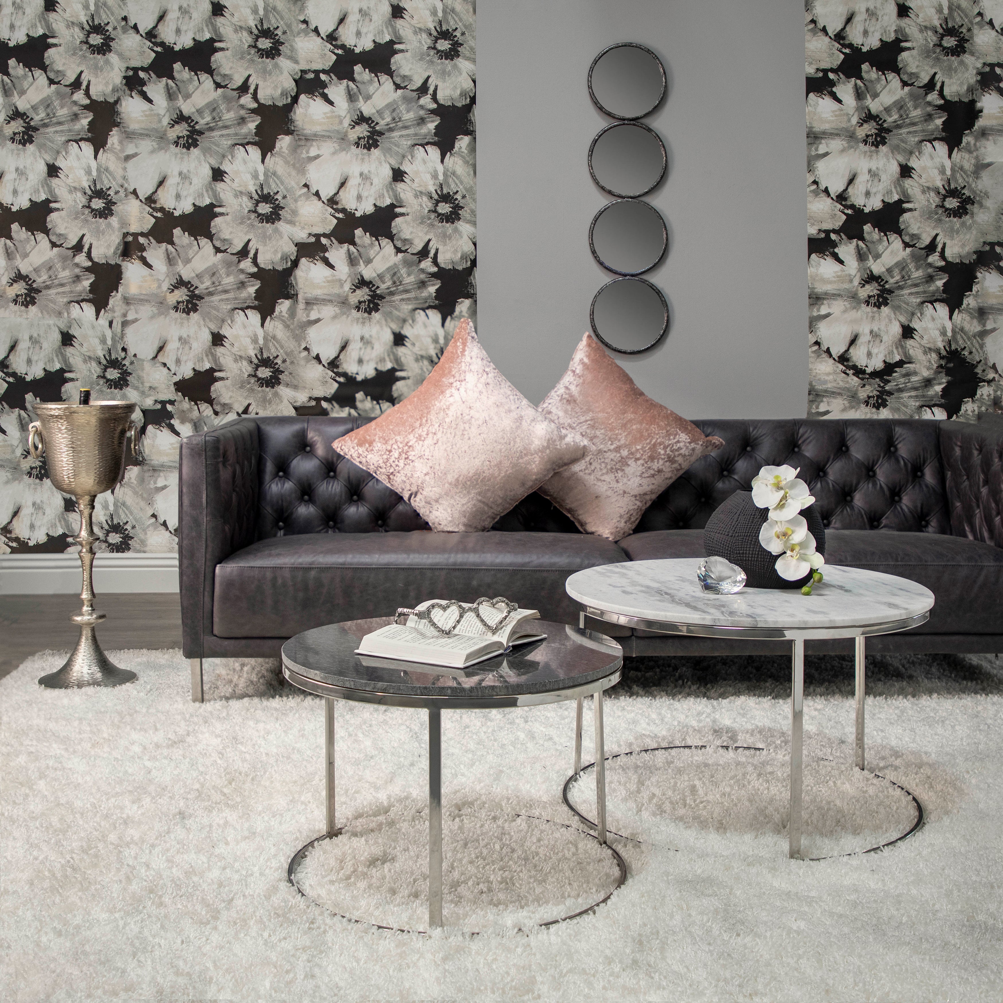 4 Circles Statement Wall Mirror