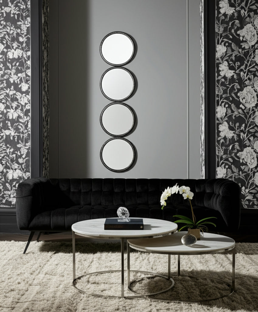 4 Circles Statement Wall Mirror