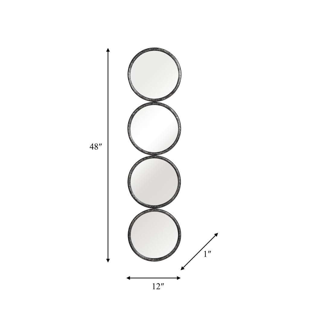 4 Circles Statement Wall Mirror