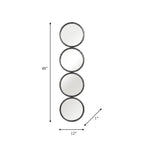 4 Circles Statement Wall Mirror