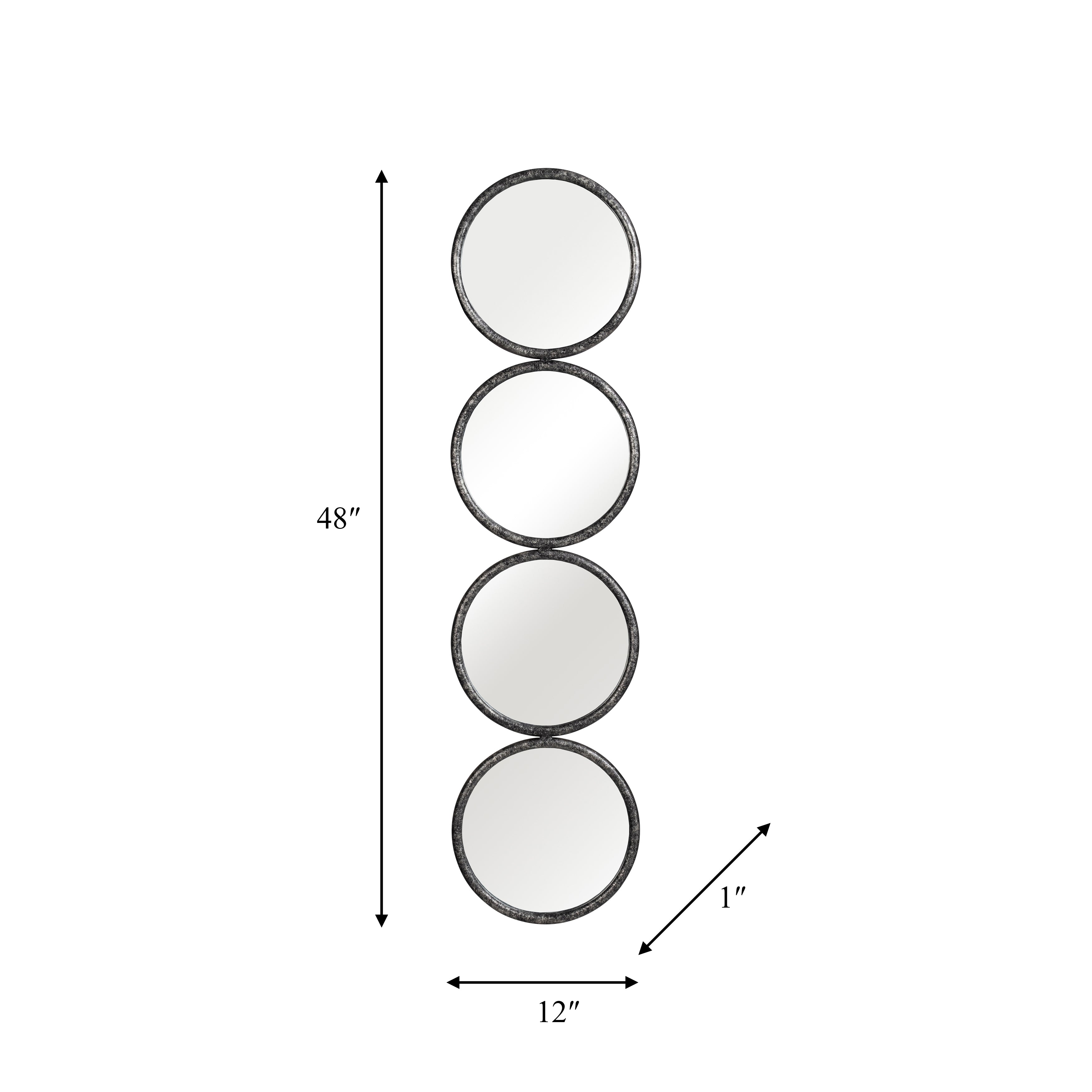 4 Circles Statement Wall Mirror
