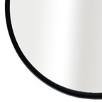 Round Leather Strap Wall Mirror