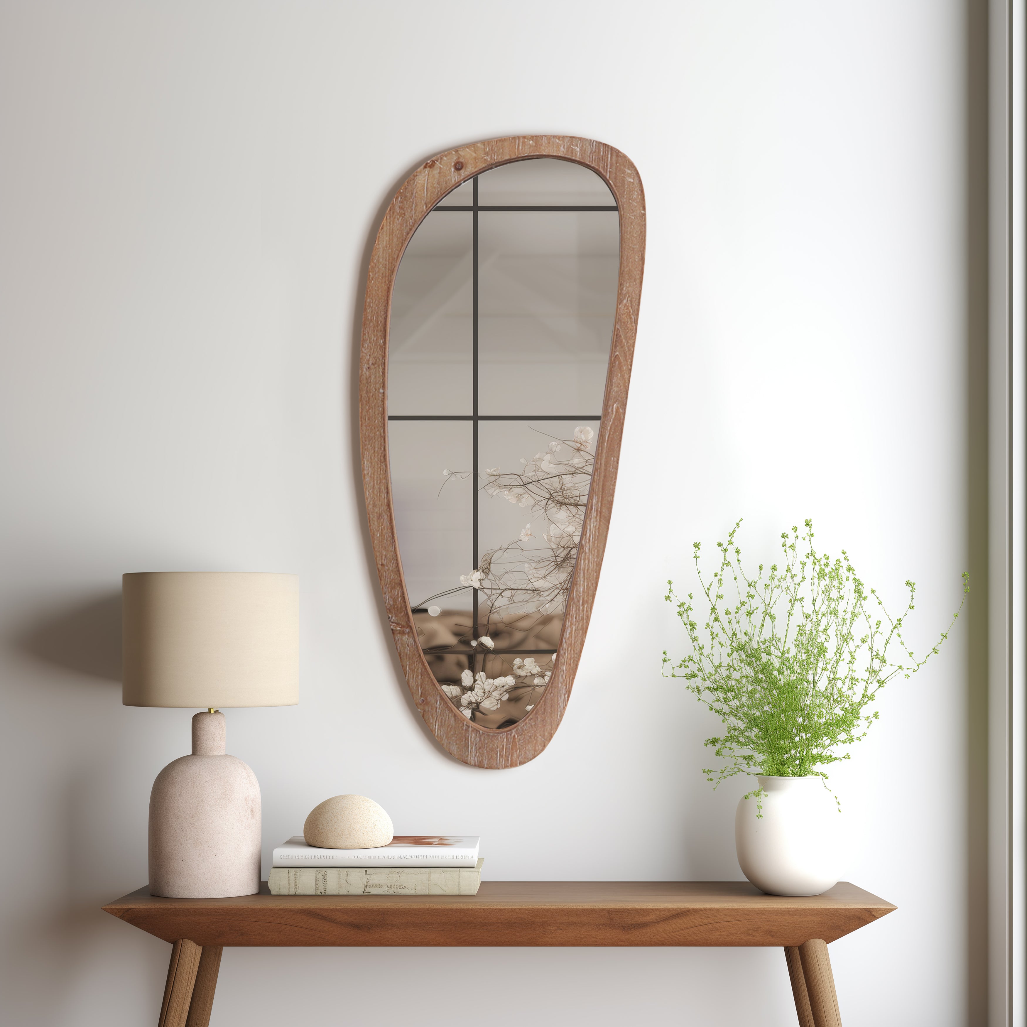 Pond Shaped Mirror
