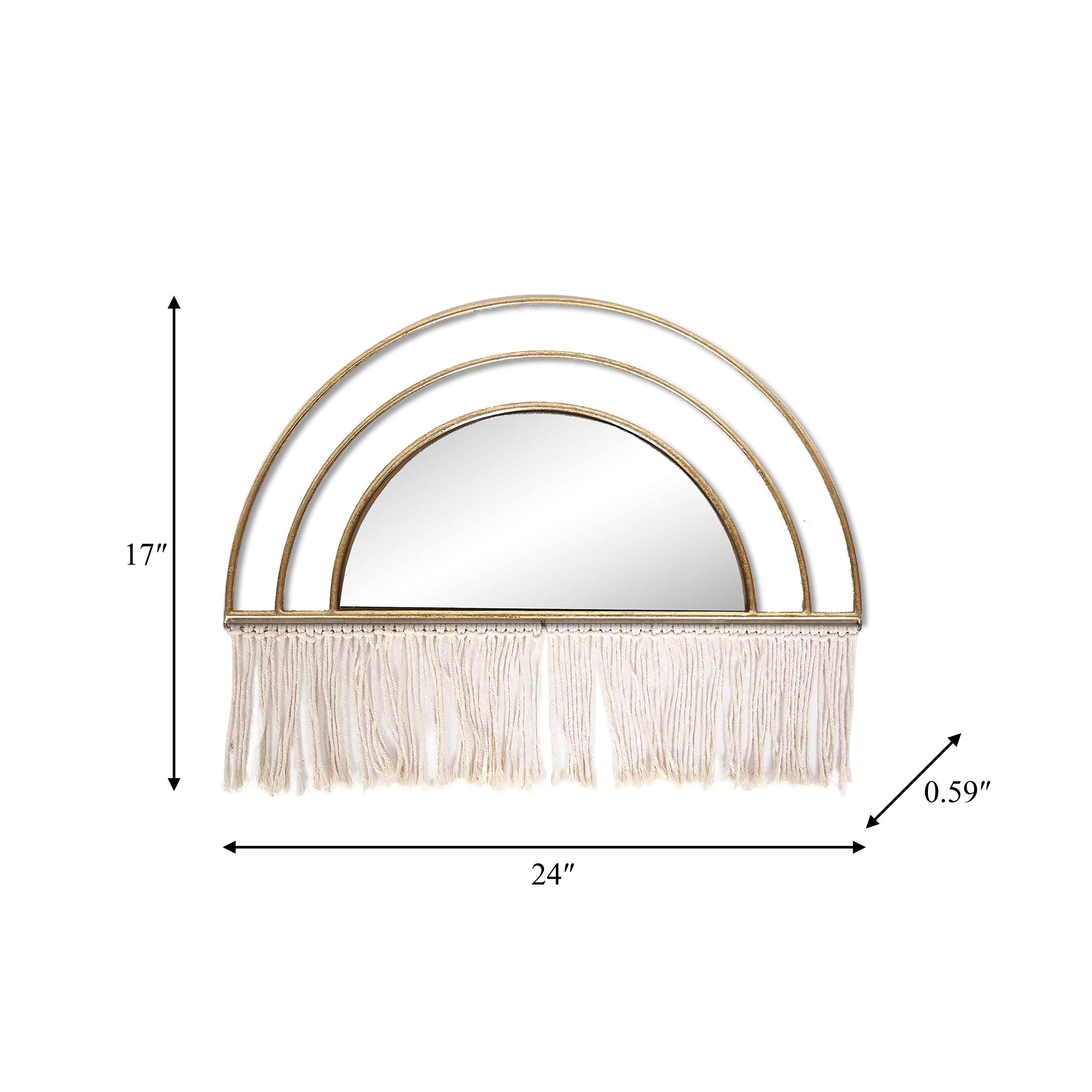 Tulum Arched Moon Wall Mirror