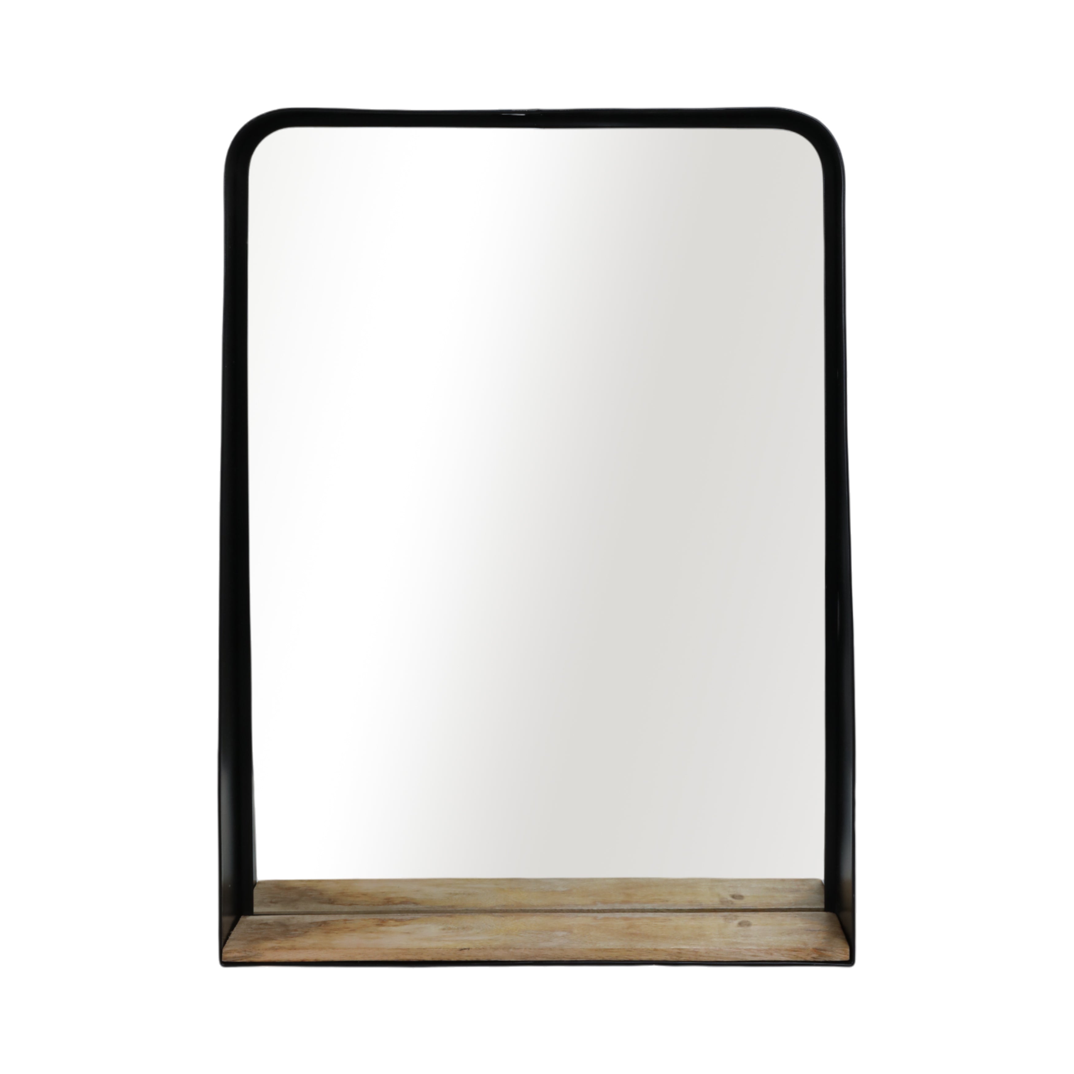 Denver Metal Wall Shelf Mirror