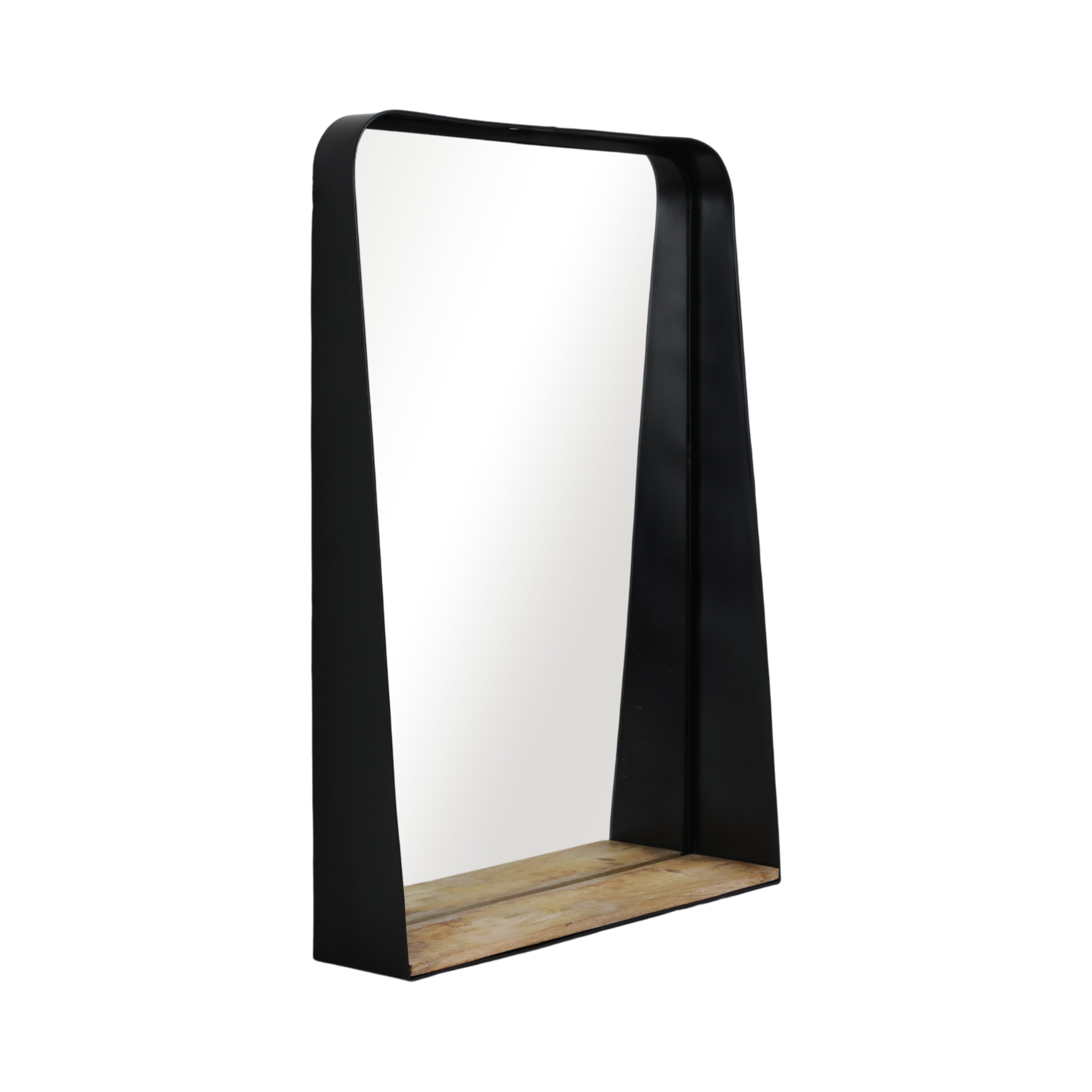 Denver Metal Wall Shelf Mirror
