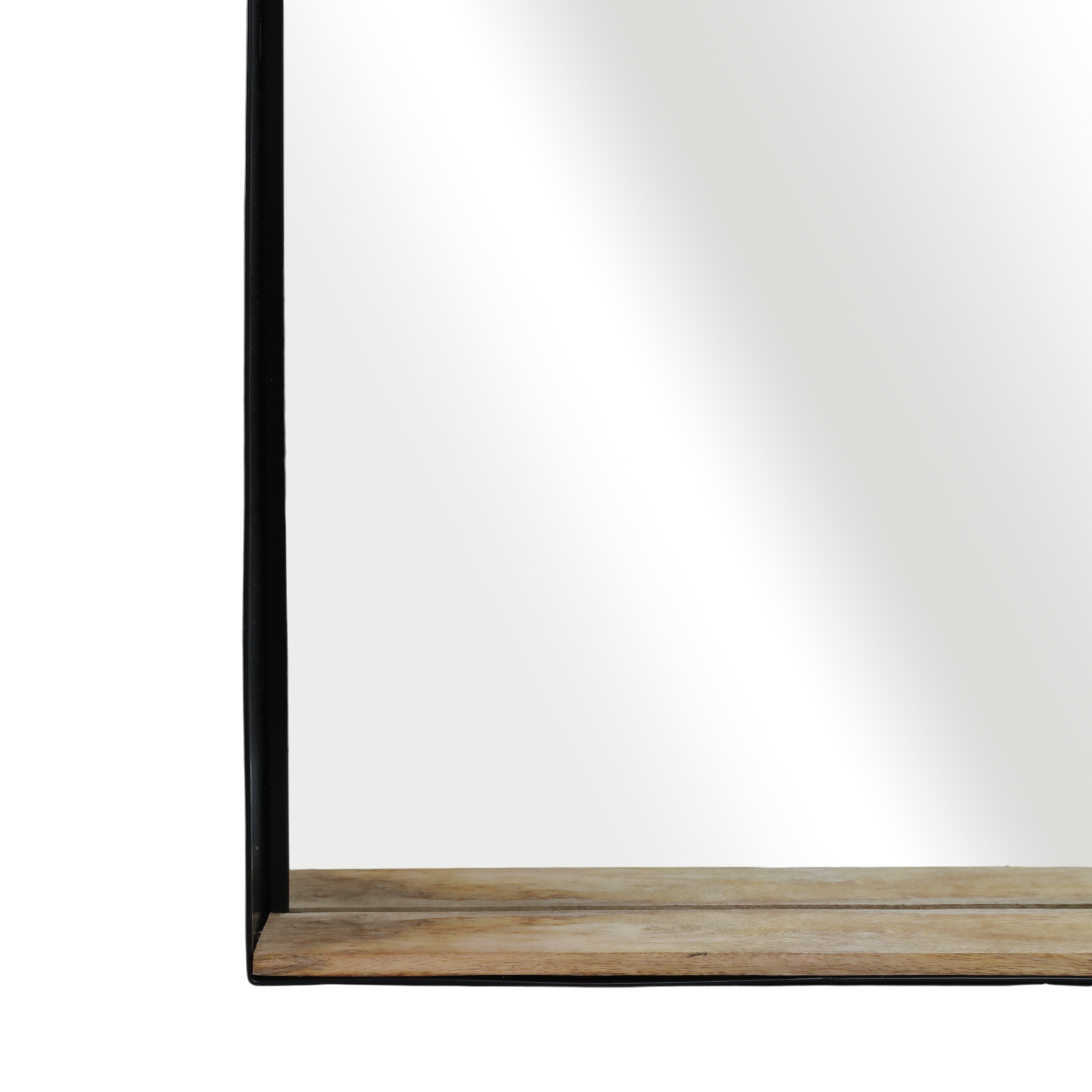 Denver Metal Wall Shelf Mirror