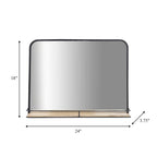Denver Metal Folding Wall Shelf