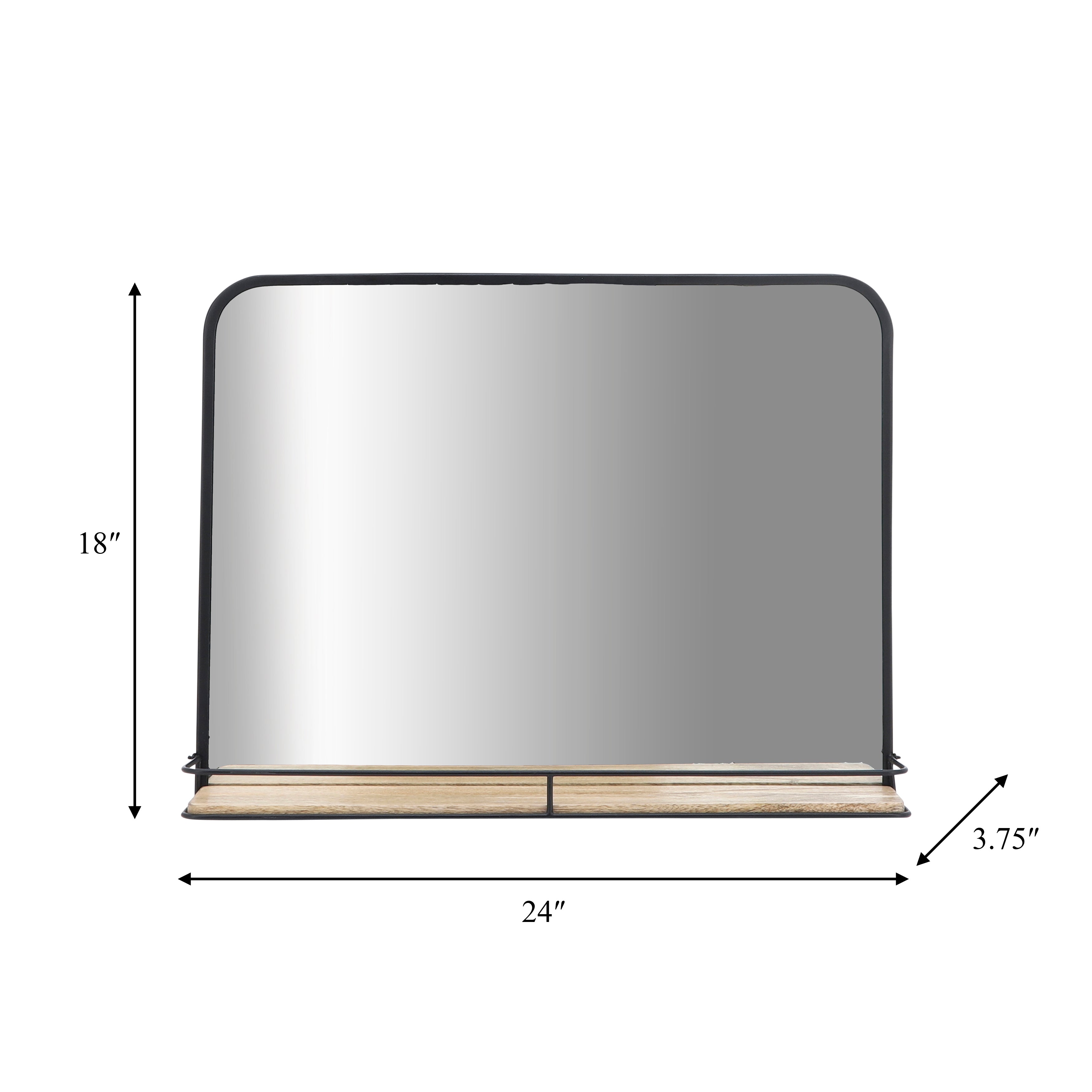 Denver Metal Folding Wall Shelf