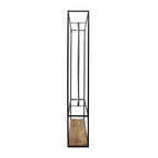 Denver Wood Wall Shelf With Mirror