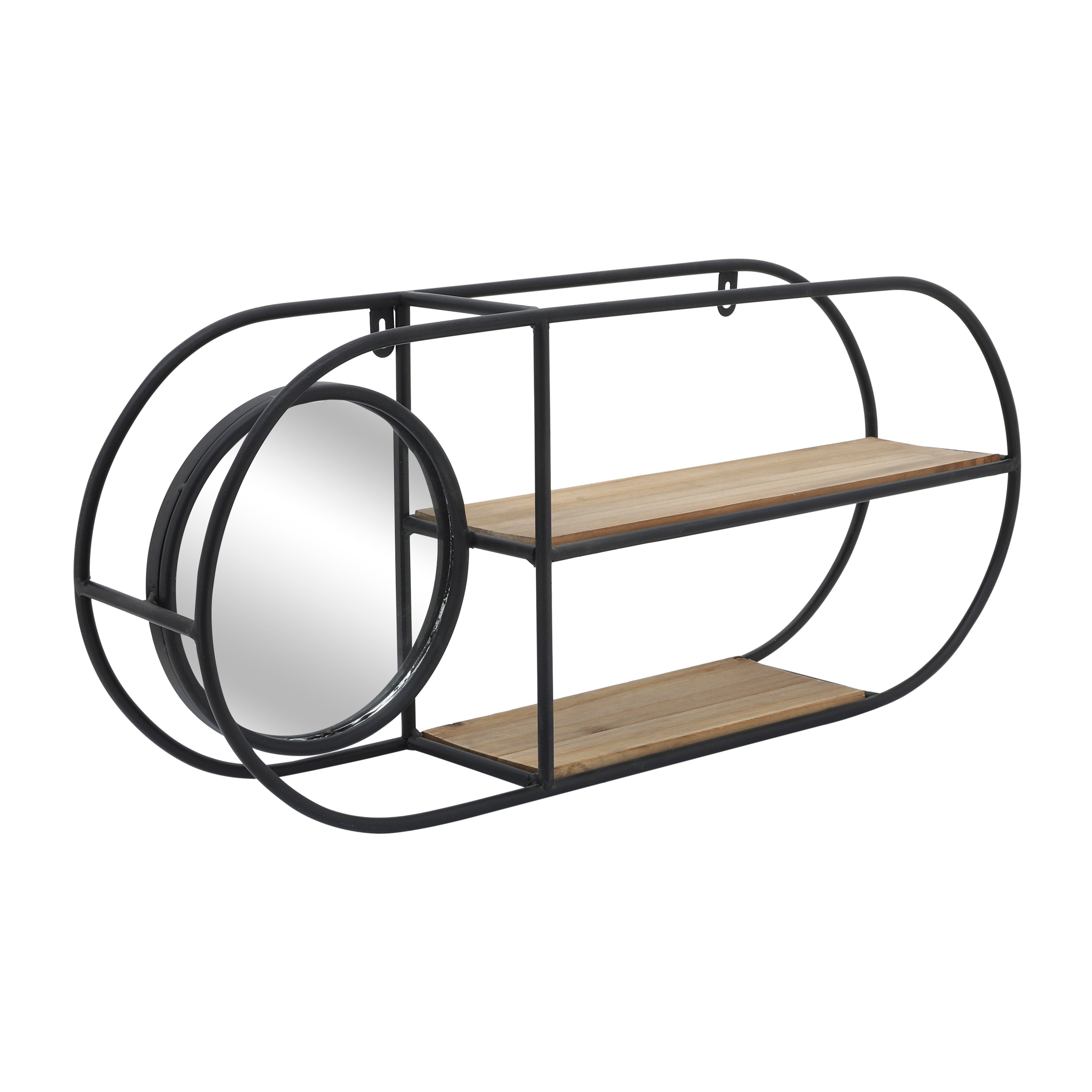 Denver Oval Wall Shelf Mirror