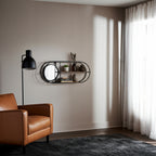 Denver Oval Wall Shelf Mirror