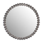 Round Texture Brushed Ring Wall Mirror