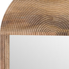 Sao Oval Wood Wall Mirror