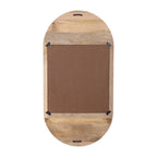Sao Oval Wood Wall Mirror
