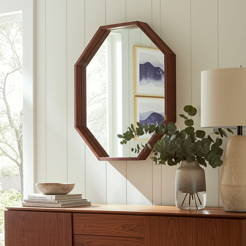 Davis Octagon Shaped Wall Mirror