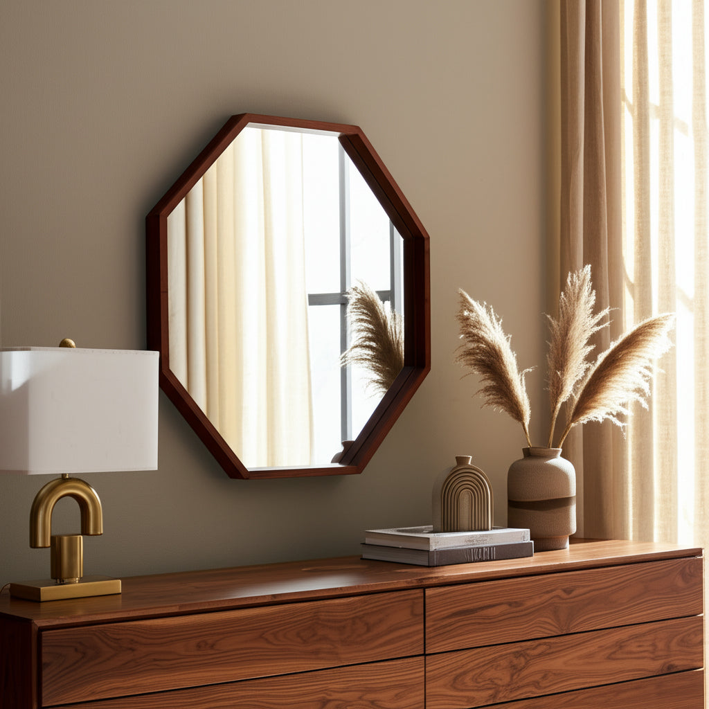 Davis Octagon Shaped Wall Mirror