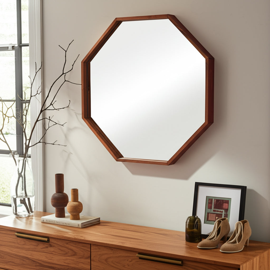 Davis Octagon Shaped Wall Mirror