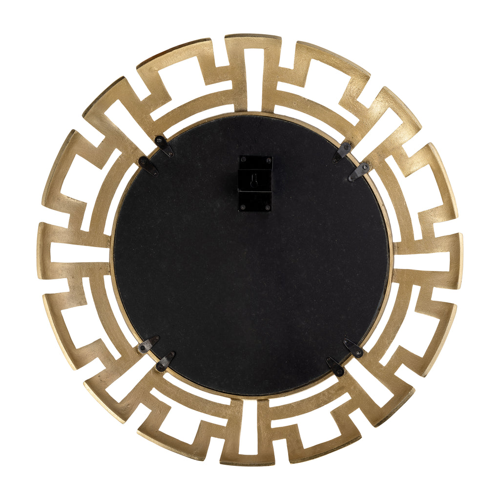 Tribal Round Metal Wall Mirror