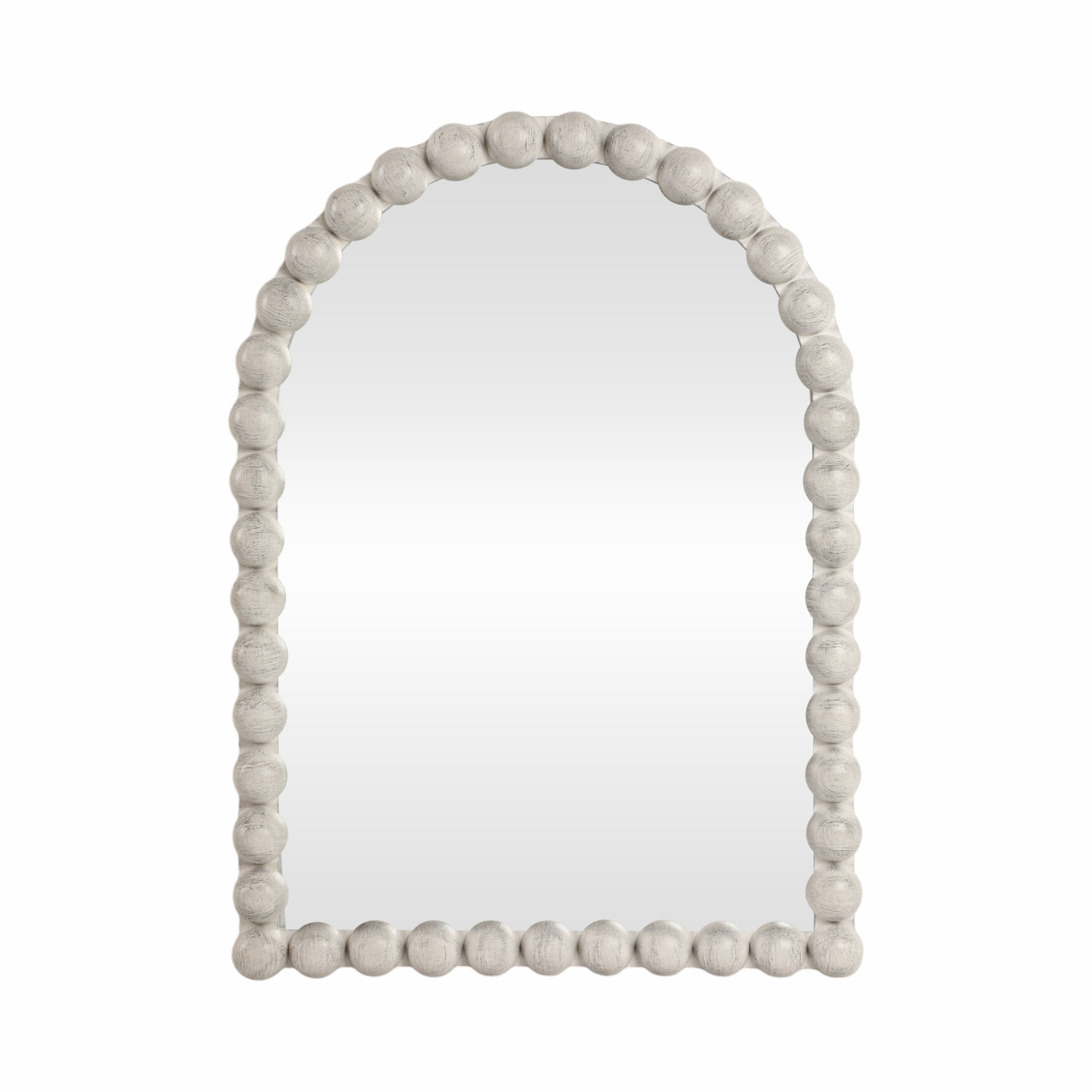 White Knobby Arch Wall