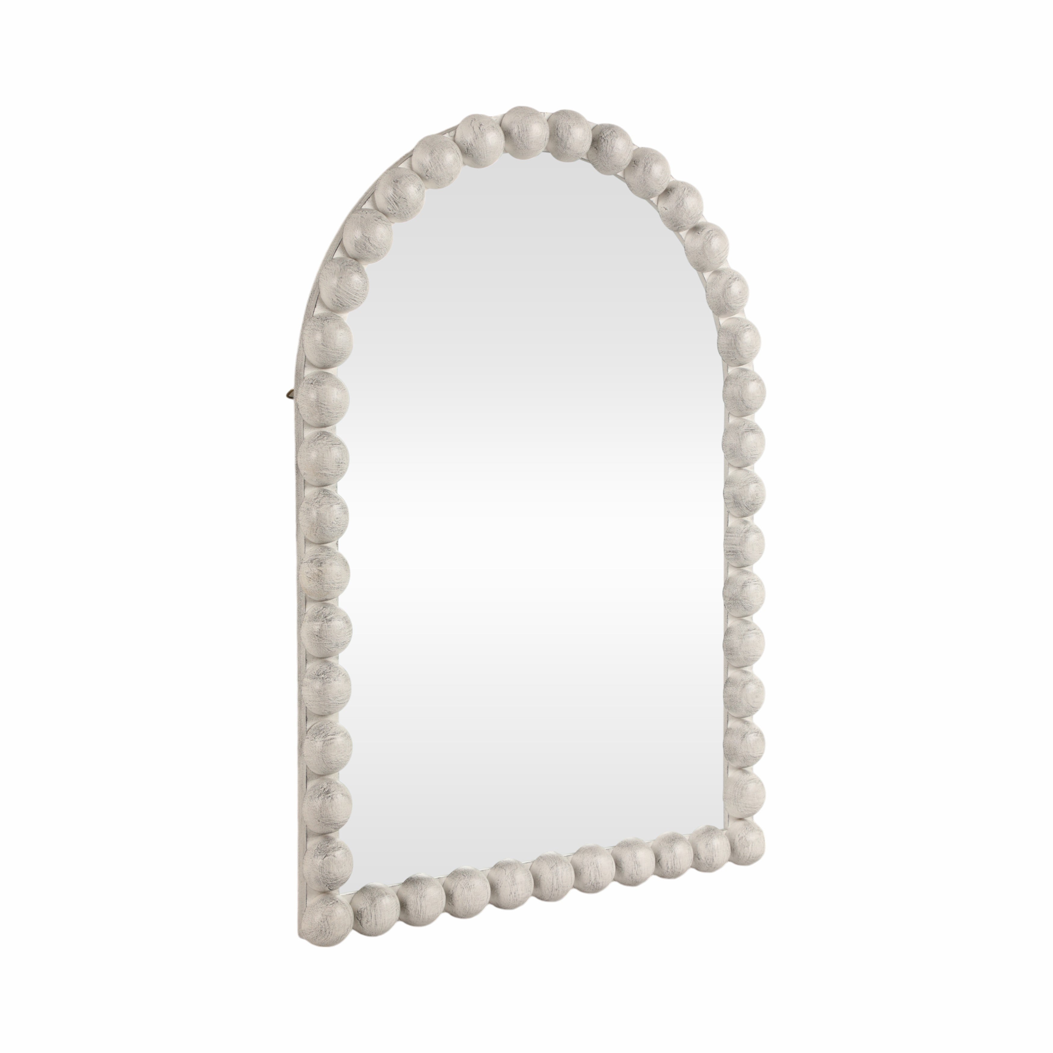 White Knobby Arch Wall
