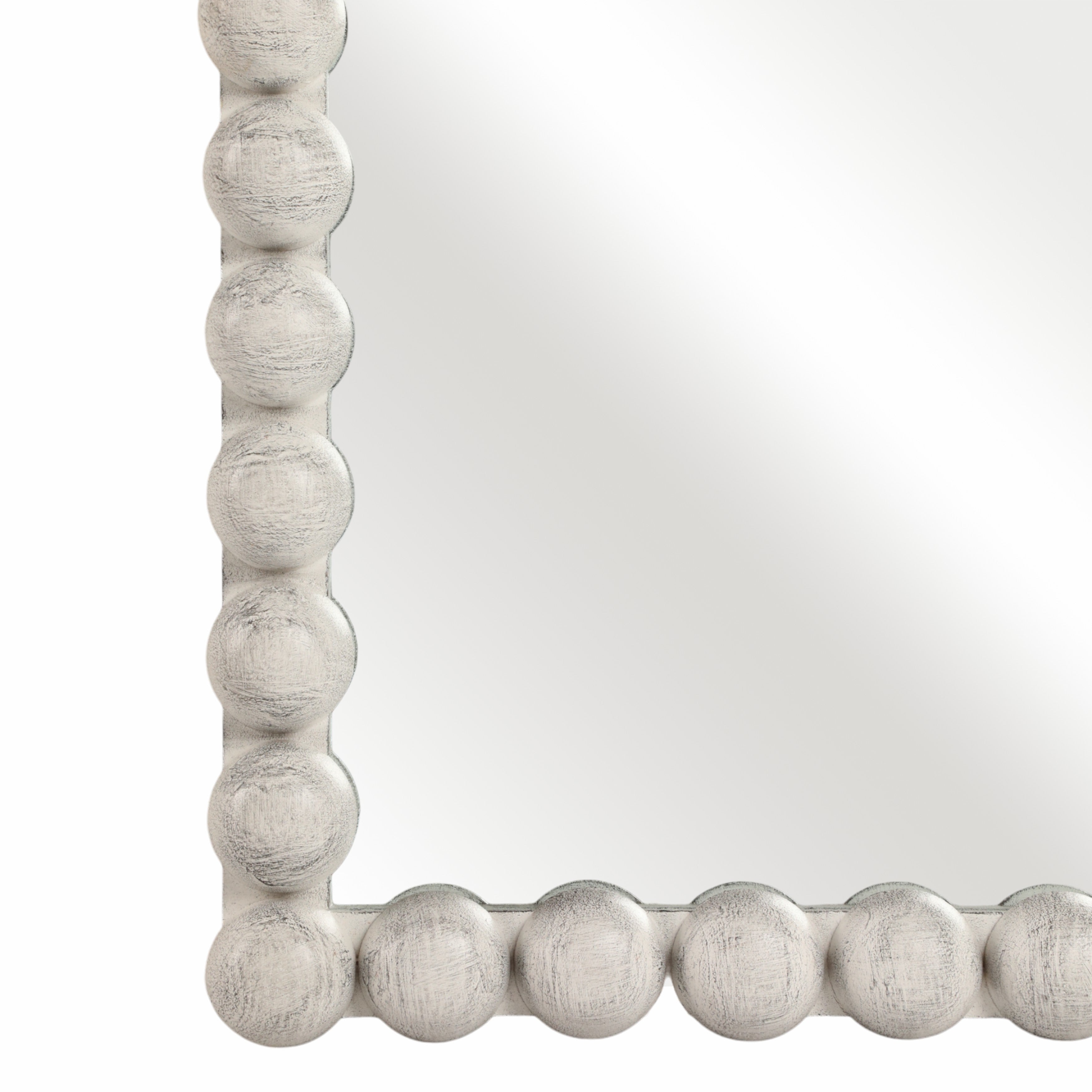 White Knobby Arch Wall