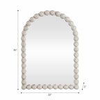 White Knobby Arch Wall
