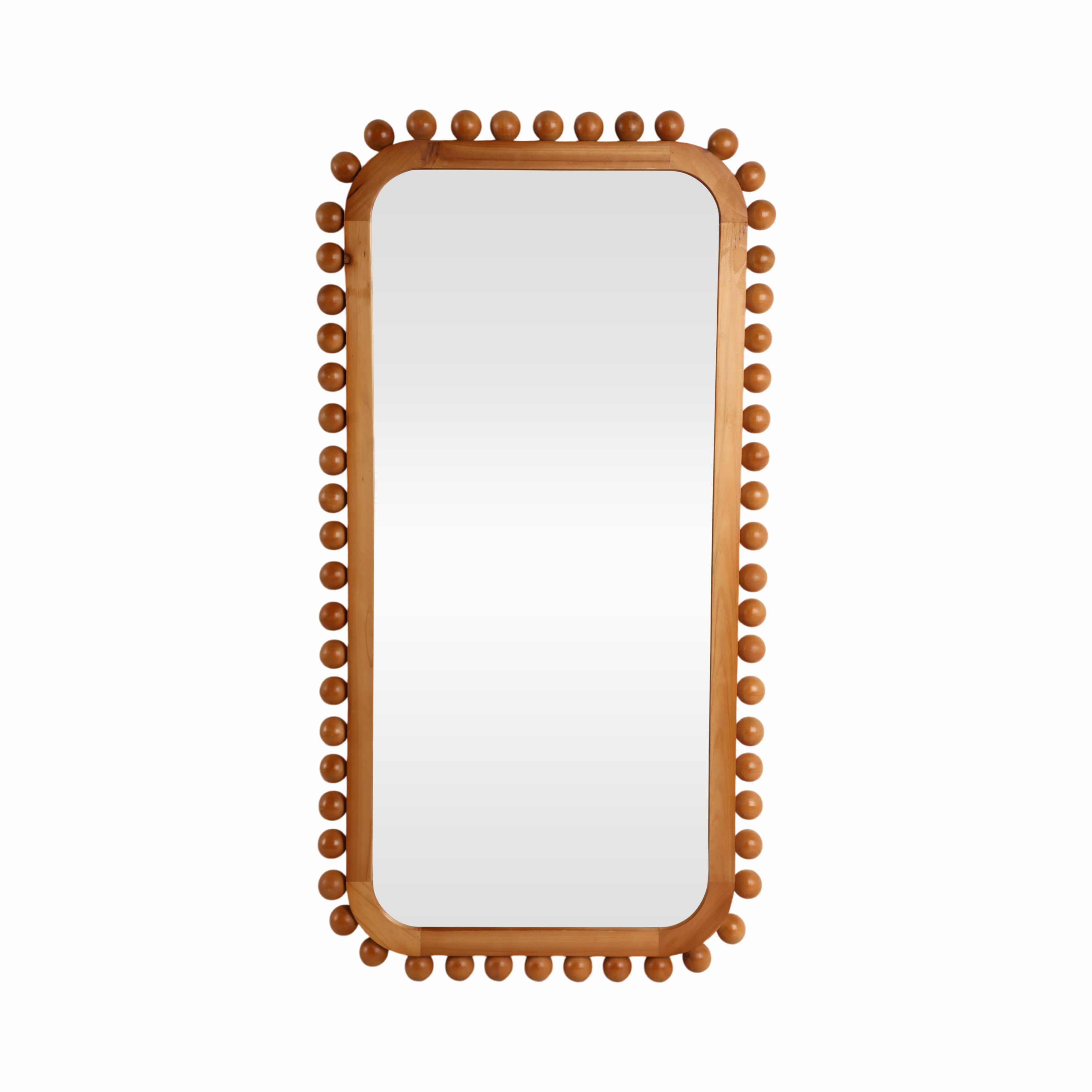 Knobby Rectangular Wall Mirror