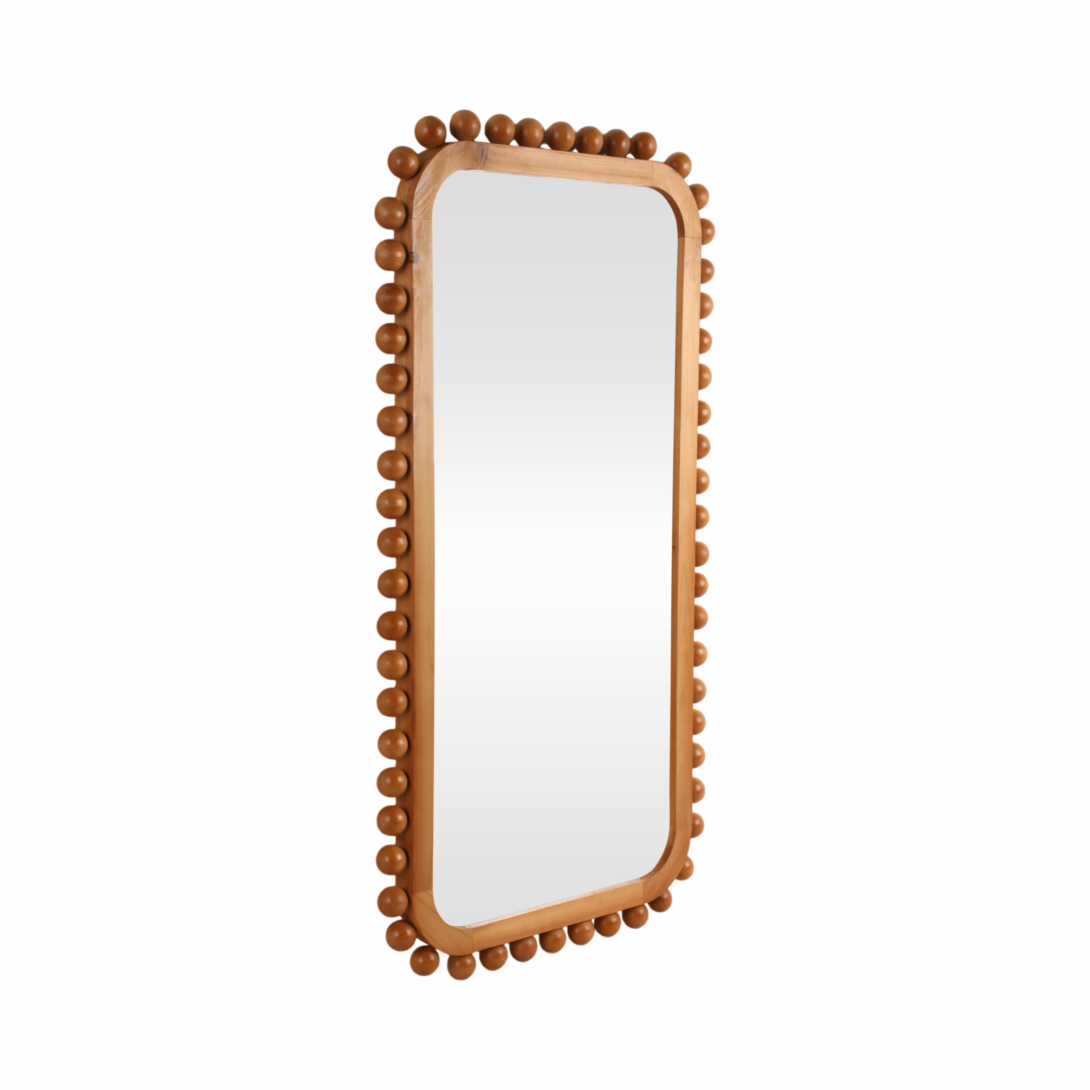 Knobby Rectangular Wall Mirror