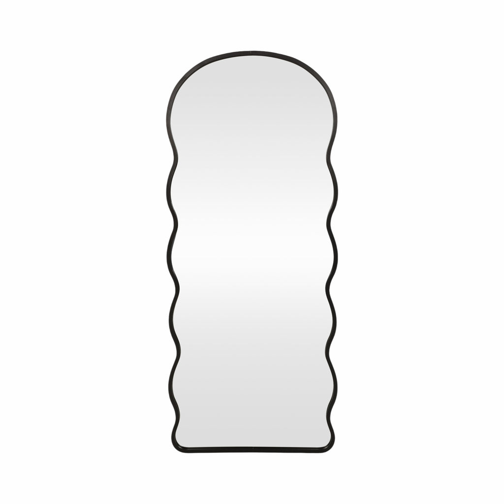 Curvy Edged Whimsical Full-Length Mirror