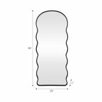 Curvy Edged Whimsical Full-Length Mirror