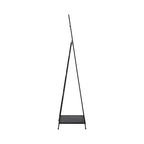 Denver 63" Standing Mirror W/ Hooks, Black
