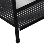 Denver 63" Standing Mirror W/ Hooks, Black
