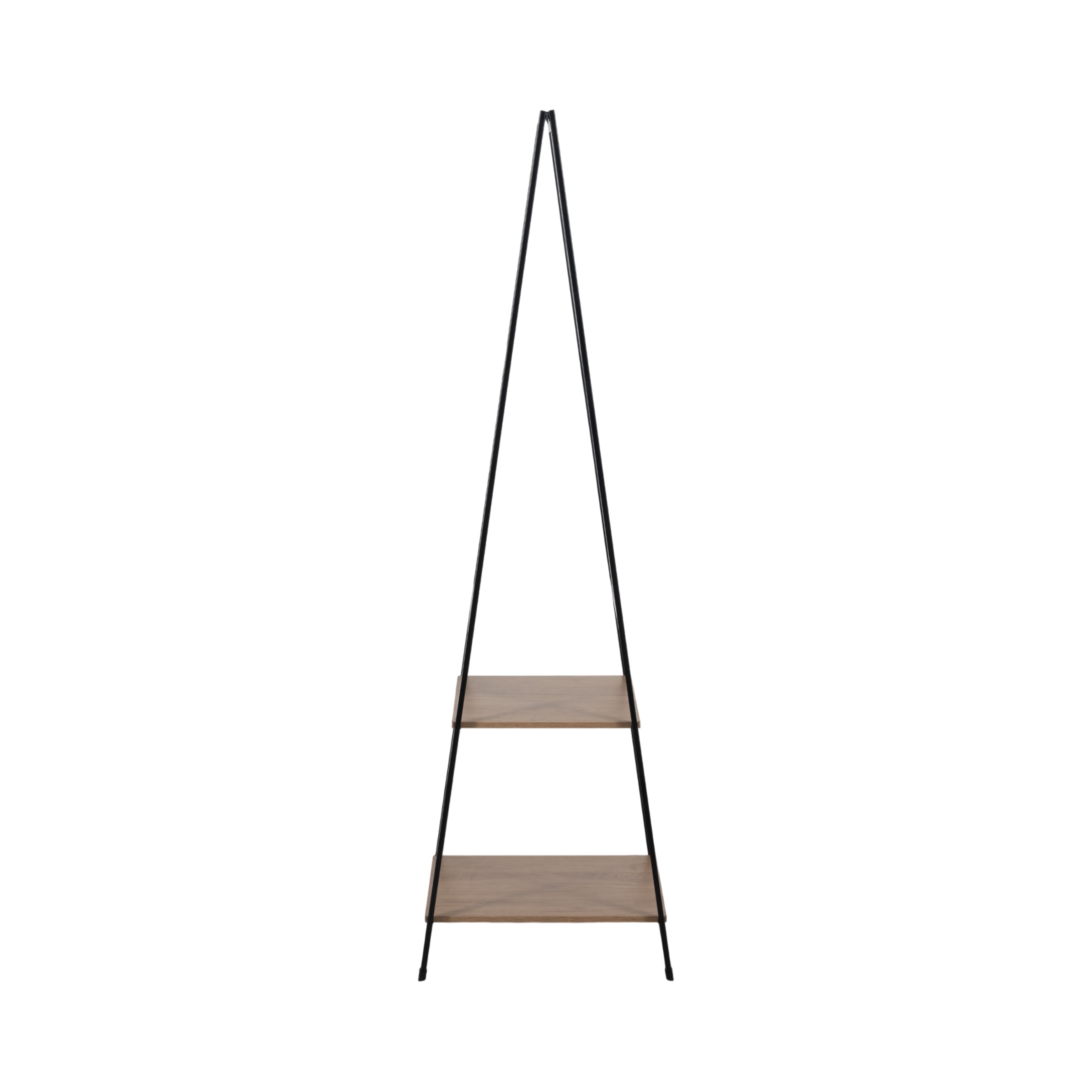 Denver Standing Mirror W/ Wood Shelves