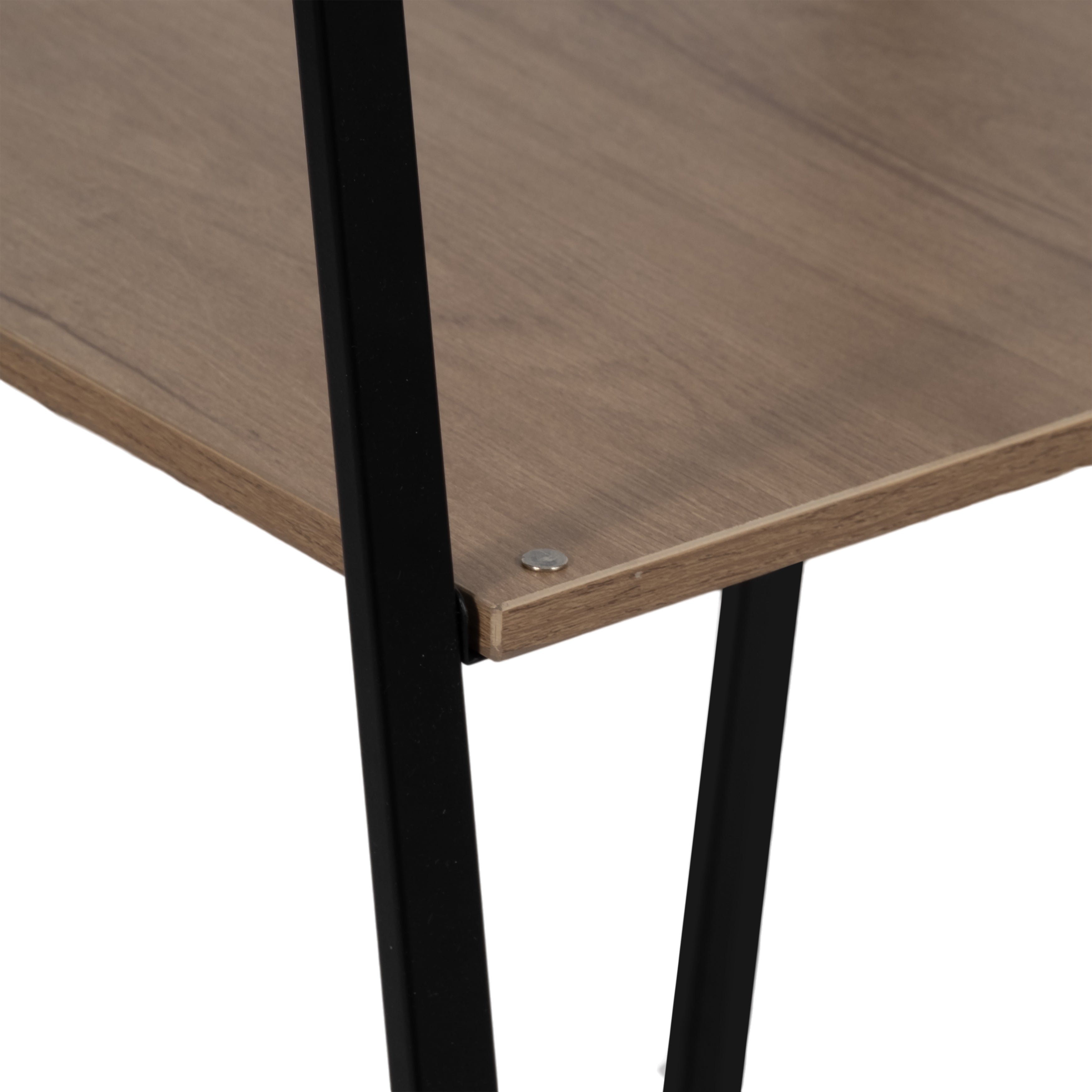 Denver Standing Mirror W/ Wood Shelves