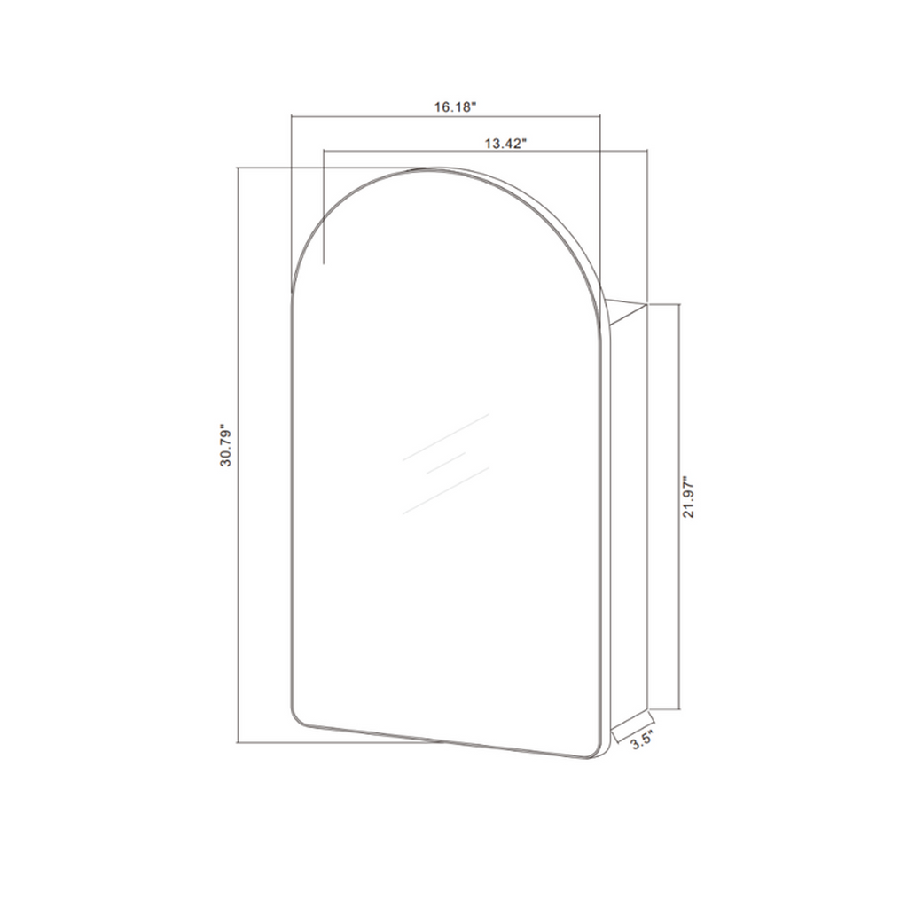Houston Arched Medicine Cabinet