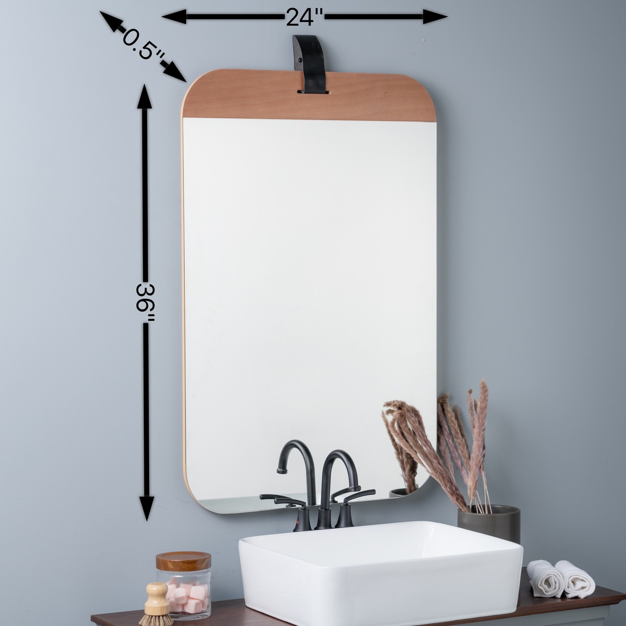 Chloe Rectangle Wall Mirror