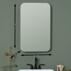 Houston Medicine Cabinet Mirror - Surface or Recess Mount