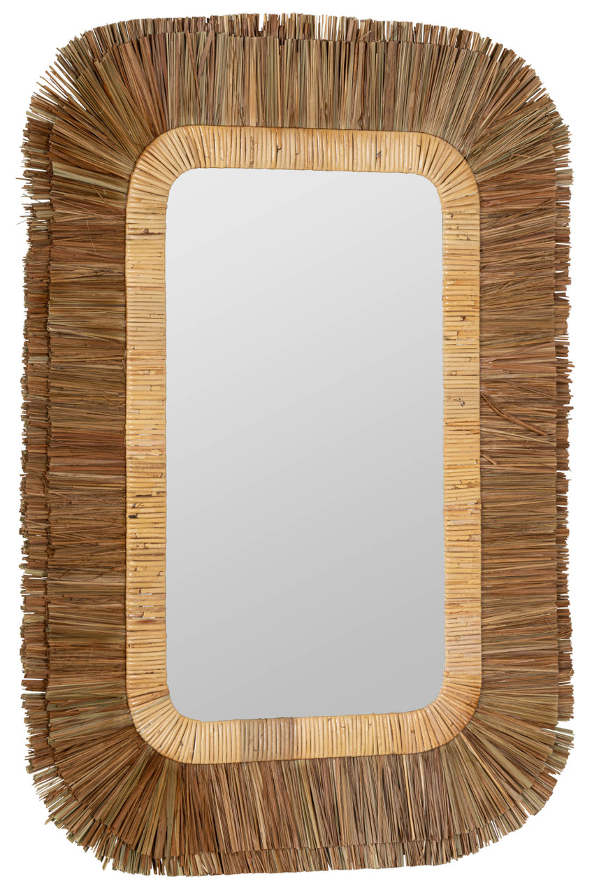 Cabo Rattan Mirror