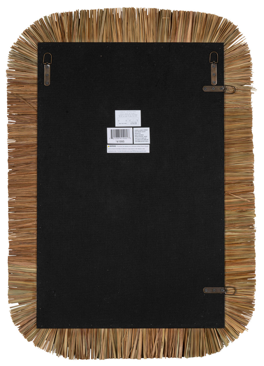 Cabo Rattan Mirror