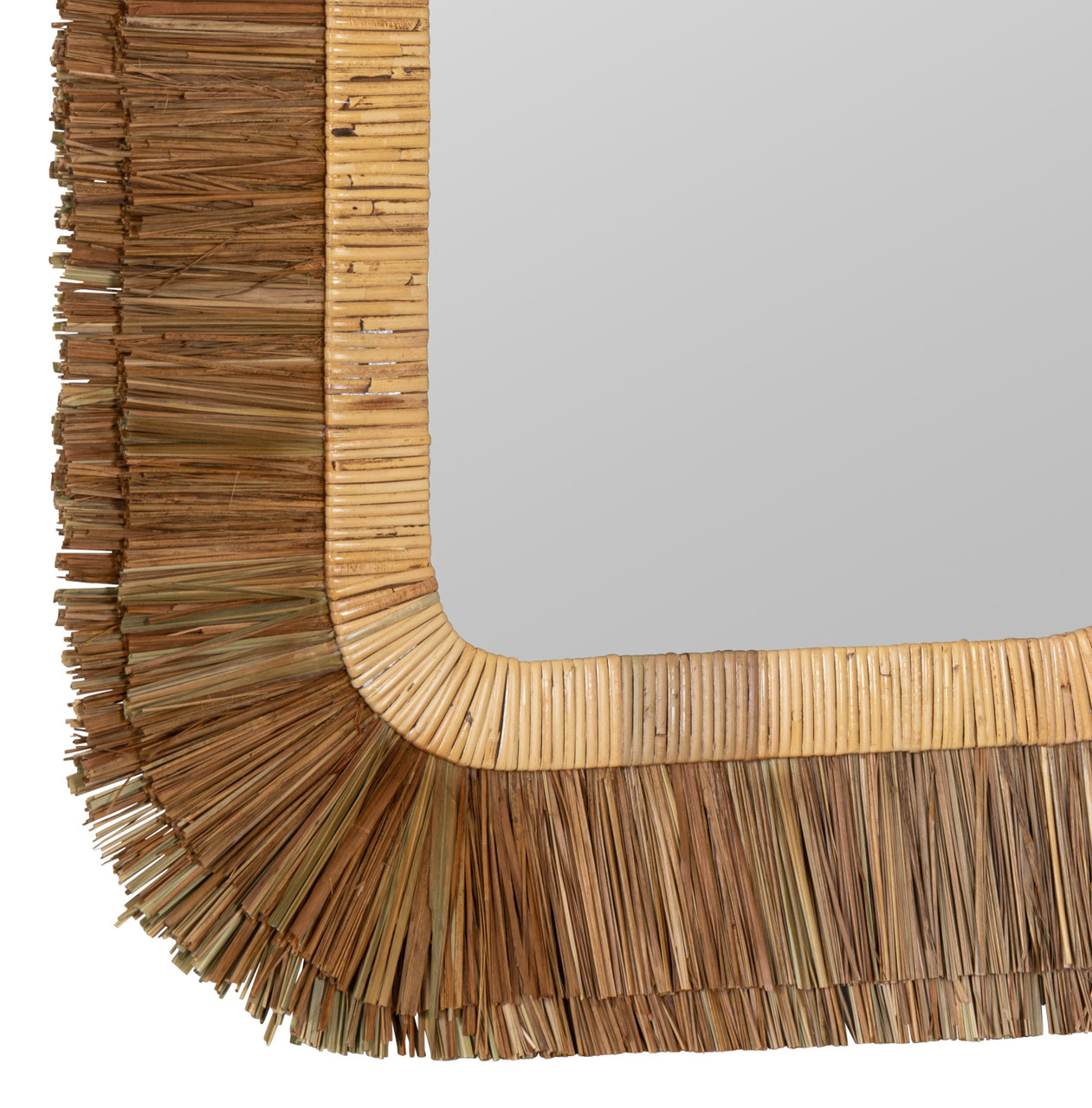 Cabo Rattan Mirror