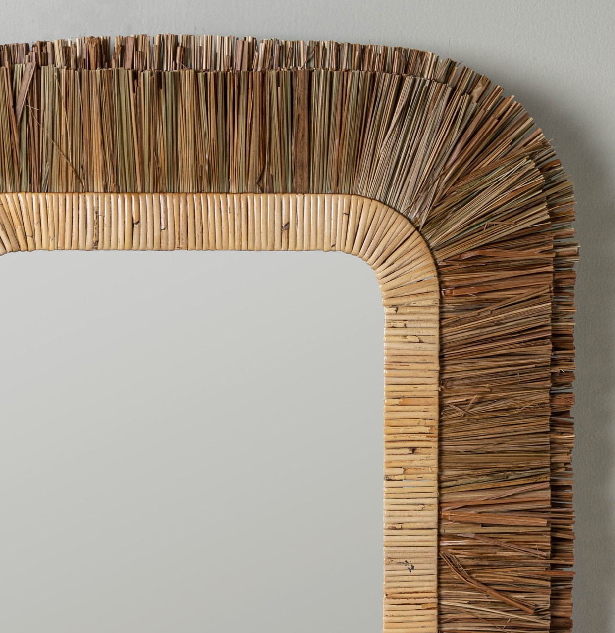 Cabo Rattan Mirror