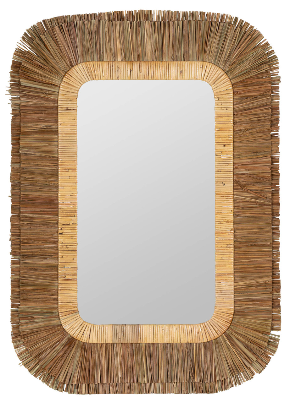 Cabo Rattan Mirror