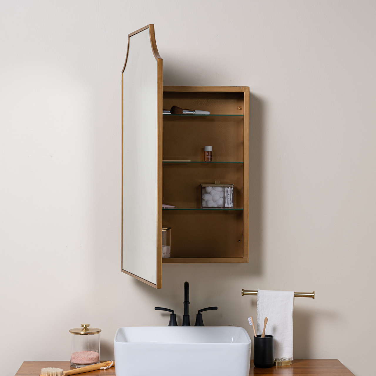 Jazmine Medicine Cabinet - Surface or Recess Mount