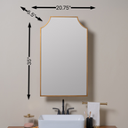 Jazmine Medicine Cabinet - Surface or Recess Mount