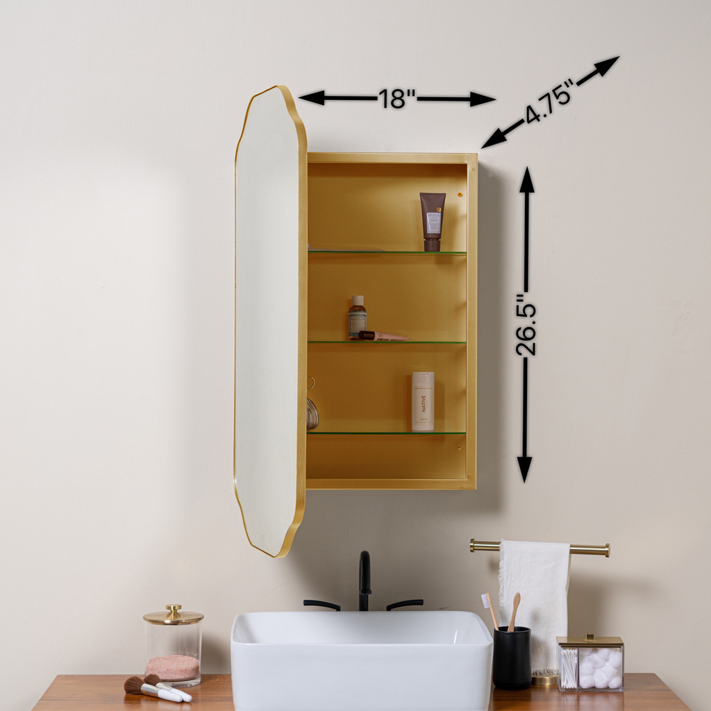 Bella Medicine Cabinet - Surface or Recess Mount